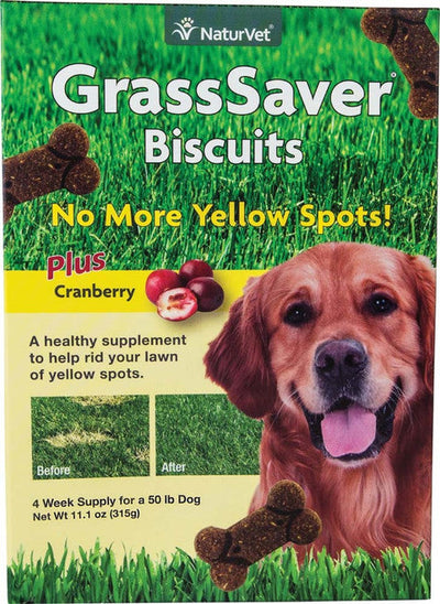 NaturVet GrassSaver Dog Biscuits 11.1 oz