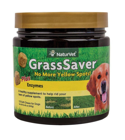 NaturVet GrassSaver Soft Chews 8.46 oz 120 ct - Dog