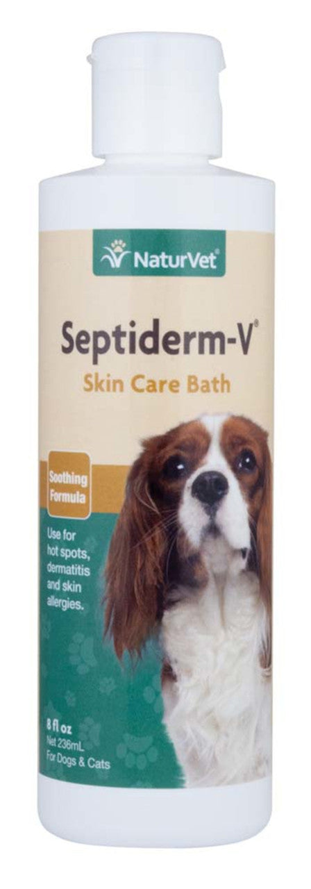 NaturVet Septiderm-V Skin Care Bath 8 fl oz 027795120010