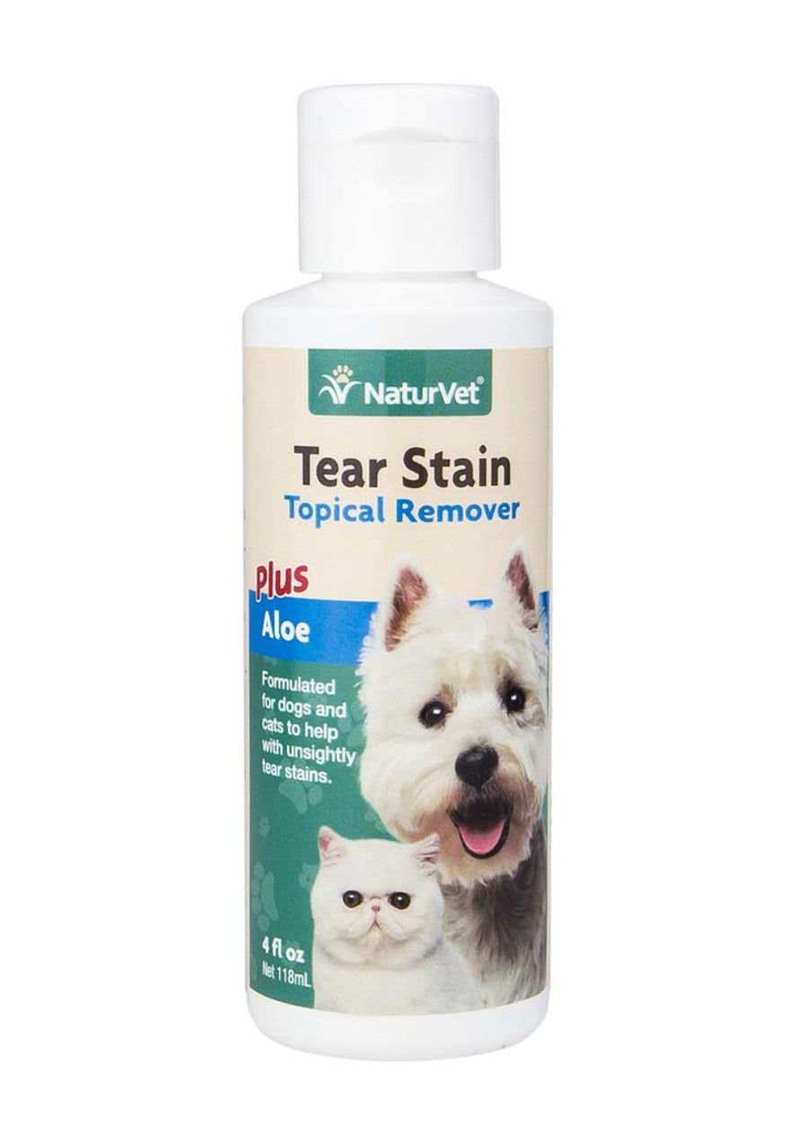 NaturVet Tear Stain Remover (Topical) 4 fl oz - Dog