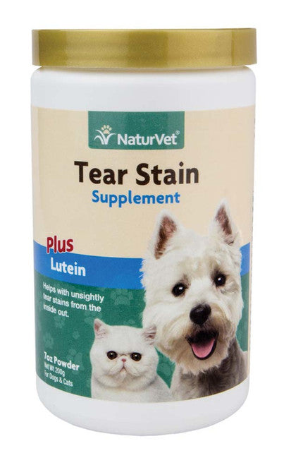 NaturVet Tear Stain Supplement Powder 7 oz - Dog