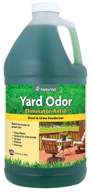 NaturVet Yard Odor Eliminator 1 Gal Refill - Dog