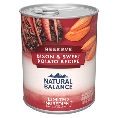 Natural Balance LID Bison/Sweet Potato Can Dog 12/13Z {L-1} 236123