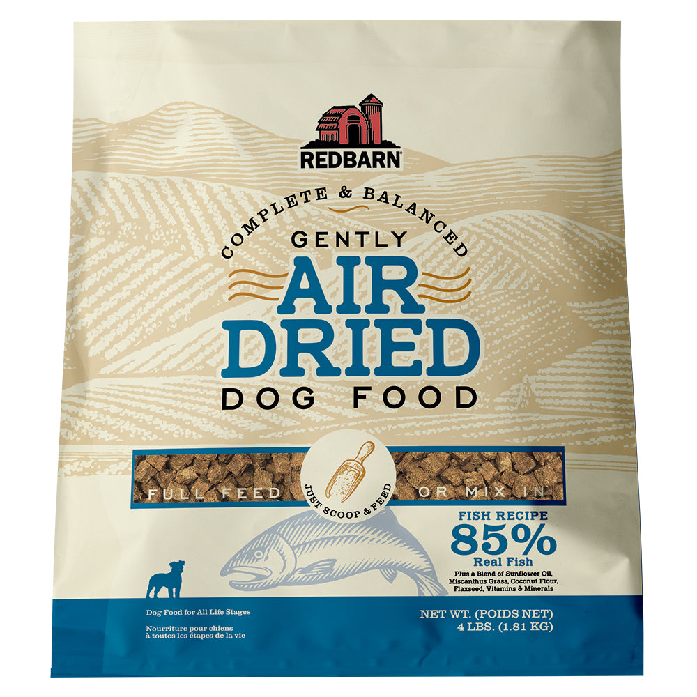 Redbarn Pet Products Complete & Balanced Air Dried Dog Food Fish 4 lb 785184120217