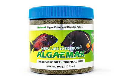 New Life Spectrum Algaemax Sinking Pellets Fish Food 10.5oz Regular