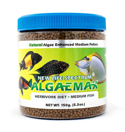 New Life Spectrum Algaemax Sinking Pellets Fish Food 5.3oz MD