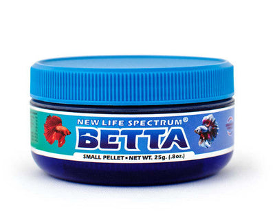 New Life Spectrum Betta Pellets Fish Food 0.8oz - Aquarium