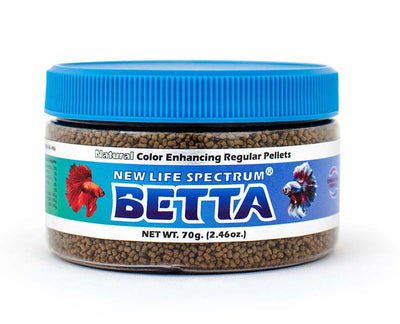 New Life Spectrum Betta Pellets Fish Food 2.46oz Regular