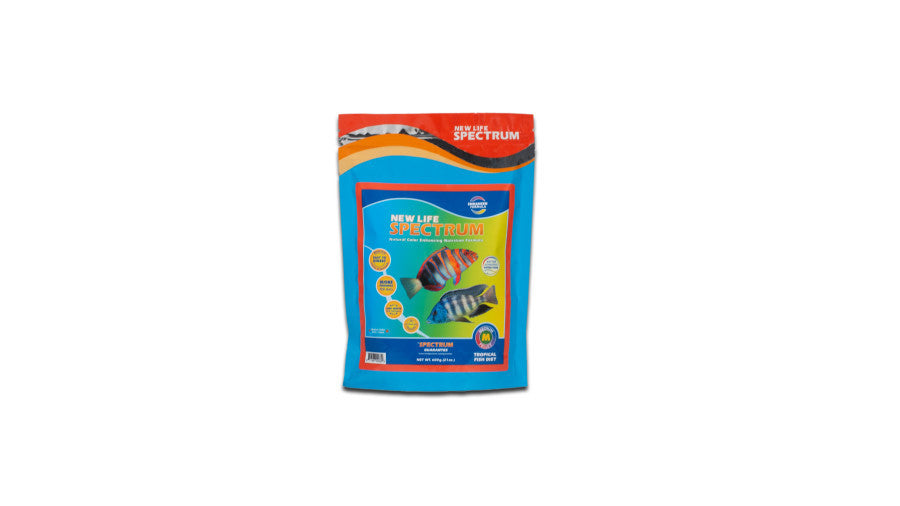 New Life Spectrum Color Enhancing Tropical Fish Food 600G 2Mm|Medium 817987020330
