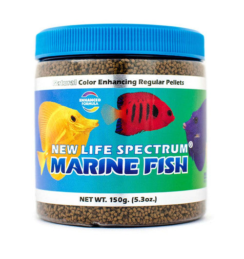 New Life Spectrum Marine Pellets Fish Food 5.3 oz - Aquarium