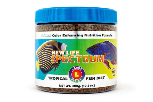 New Life Spectrum Tropical Sinking Pellets Fish Food 10.5oz - Aquarium