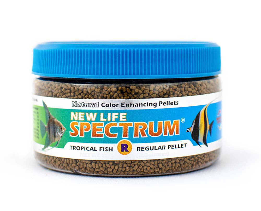 New Life Spectrum Tropical Sinking Pellets Fish Food 2.8oz Regular