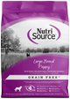 NutriSource Large Breed Puppy Grain Free Dry Dog Food Turkey 12 lb 073893299677