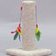 North American Pet Cat Post with Feather Assorted 17.5 in