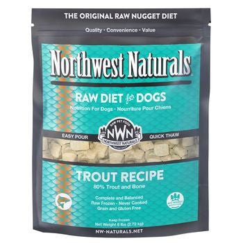 Northwest Naturals Dog Frozen Nuggets Trout 6lb SD - 5