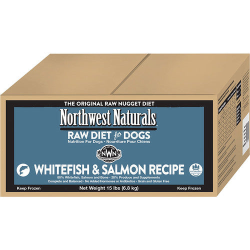 Northwest Naturals Dog Frozen Nuggets Whitefish Salmon Bulk 15lb (SD - 5)