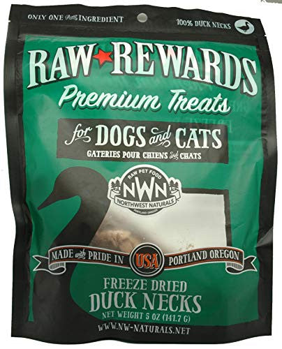 Northwest Naturals Dogs and Cats Freeze Dried Duck Neck Treats 6ct 1.25lb {L-x} 087316386103