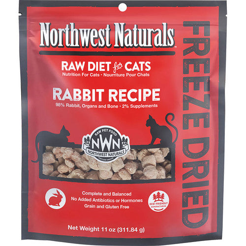 Northwest Naturals Freeze Dried Rabbit Cat Nibbles 11oz{L + x}