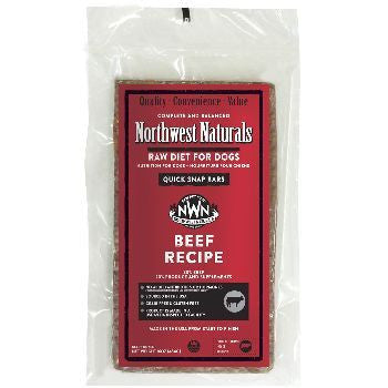 Northwest Naturals Frozen Beef Dinner Bar Bulk 25lb {L - x} SD - 5 - Dog
