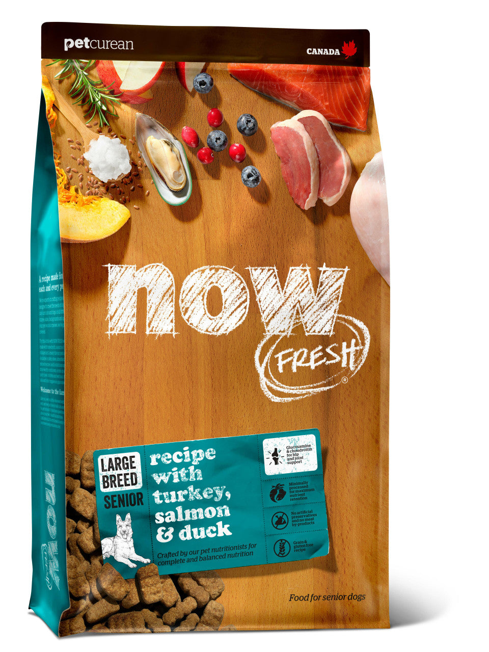 Now Fresh Grain Free Large Breed Senior Recipe For Dogs 25 lb 815260004589