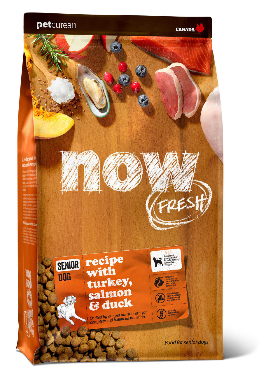 Now Fresh Grain Free Senior Recipe For Dogs 12 lb 815260004527