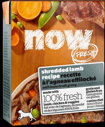 NOW FRESH Grain Free Shredded Lamb Recipe for dogs 12/12.5oz {L - 1} 152203 - Dog