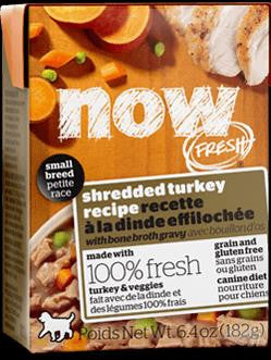 NOW FRESH Grain Free Small Breed Shredded Turkey Recipe for dogs 24/6.4oz {L-1}152201 815260004350