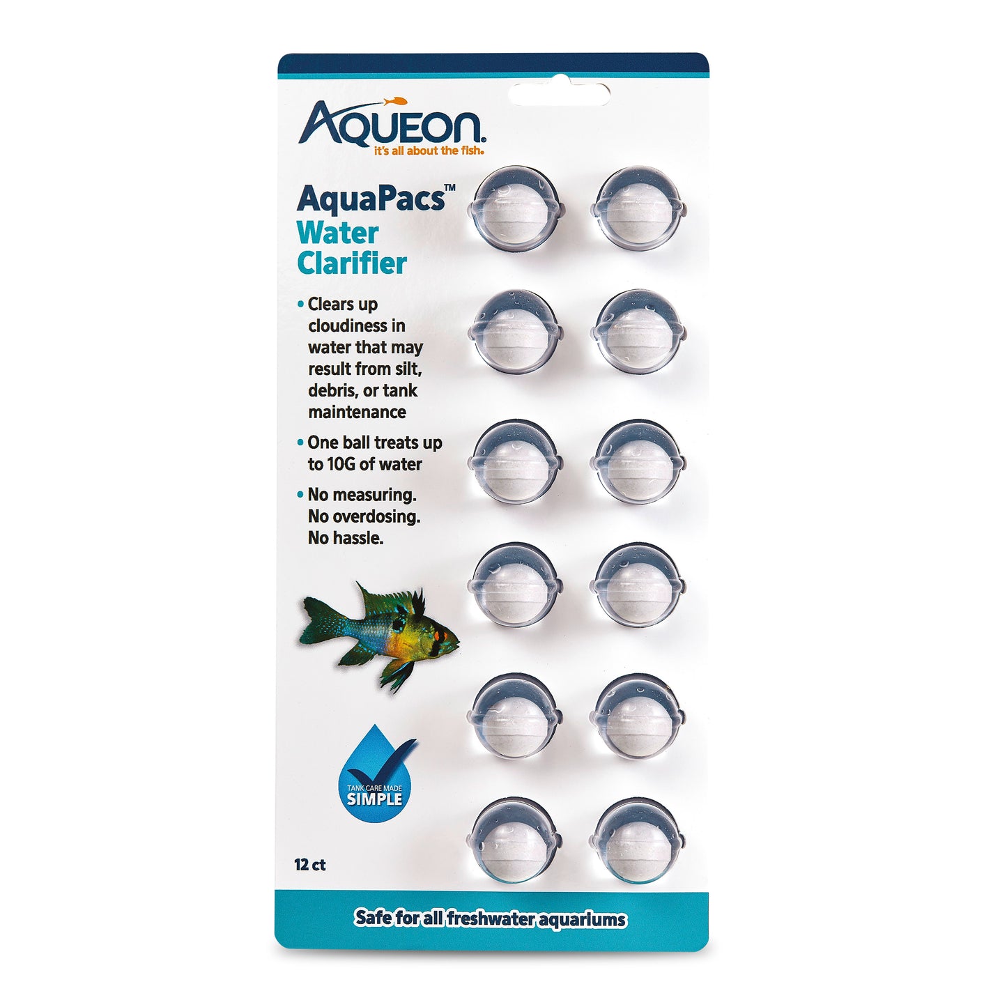Aqueon AquaPacs Water Clarifier 6ea/12-pk 015905002714