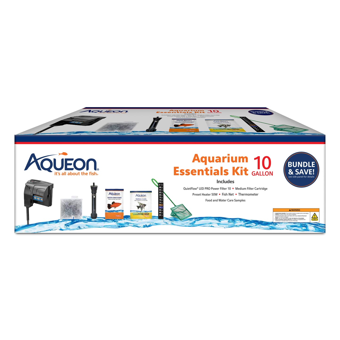 Aqueon Aquarium Essentials Kit 10-gal 015905002837