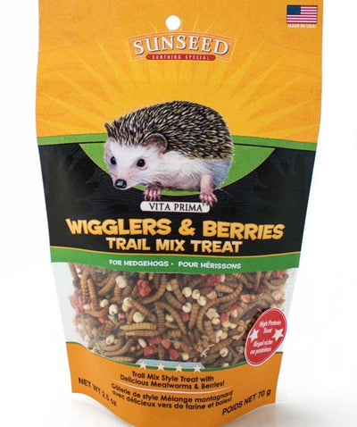 Sun Seed Vita Prima Wigglers and Berries Trail Mix Hedgehog Treat 2.5 oz