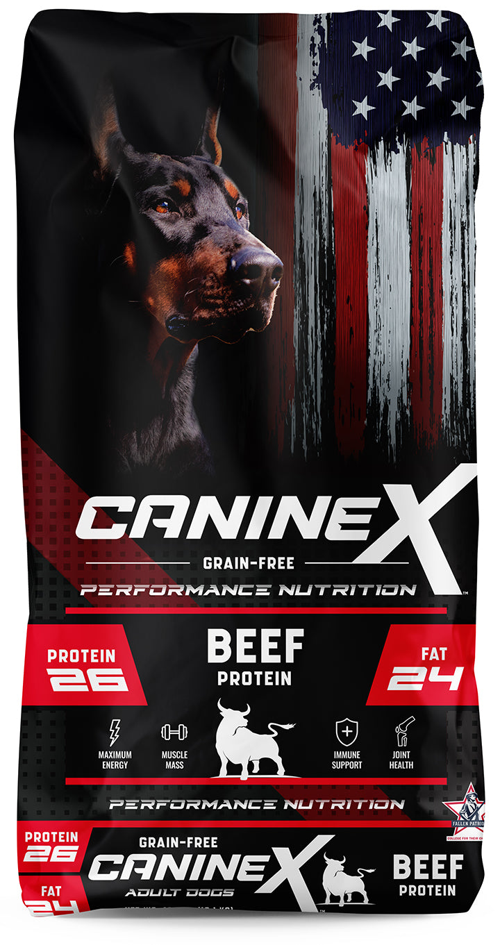 SPORTMIX CanineX Grain Free Performance Nutrition Dry Dog Food Beef Protein 40 lb 034846703139