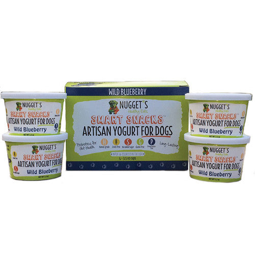 Nugget’s Healthy Eats Dog Frozen Yogurt Blueberry 3.5oz 4pk {L - x} SD - 5