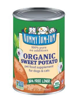 Nummy Tum Organic Pure Sweet Potato 12/15 oz - Dog