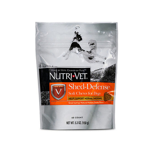Nutri - Vet Shed Defense Soft Chews Natural Smoke Flavor 5.35 oz - Dog