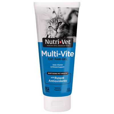 Nutri-Vet Multi-Vite Salmon Paw-Gel for Cats 3 oz