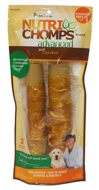 NutriChomps Advanced Chicken Roll 2 ct - Dog