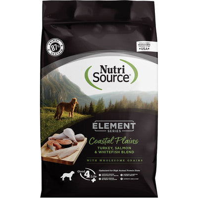 NutriSource Elements Series Coastal Plains Blend Dog Food 8 / 4 lb 073893300144