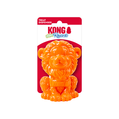 KONG kONG Rewards Zoolooz Lion Dog Toy Medium 035585506777