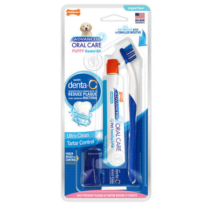 Nylabone Advanced Oral Care Puppy Dental Kit Original (3 Count) - Dog