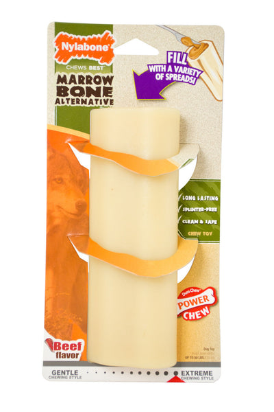 Nylabone Dura Chew Giant Marrow Bone Alternative Beef Flavor Dog Chew Toy Large/Giant (1 Count)