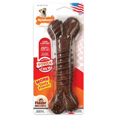 Nylabone Dura Chew Power Chew Textured Dog Bone Flavor Medley X-Large/Souper (1 Count)