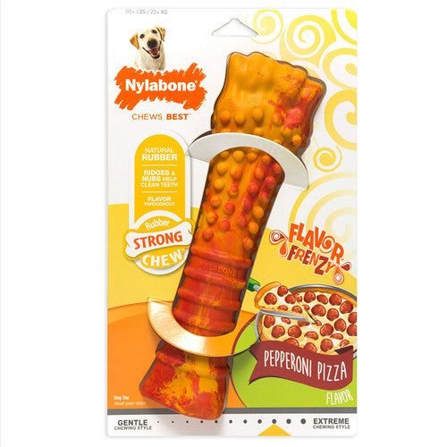 Nylabone Flavor Frenzy Strong Chew Toy Dog Pepperoni Pizza X - Large/Souper (1 Count)