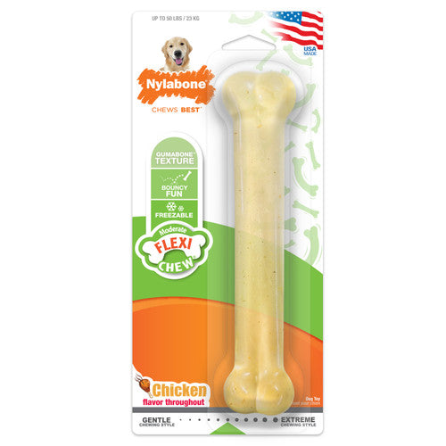 Nylabone Flex Moderate Chew Dog Toy Chicken Large/Giant (1 Count)