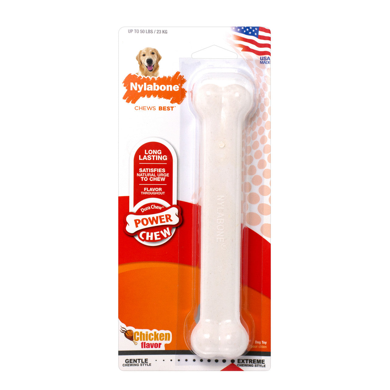 Nylabone Power Chew Durable Dog Toy Chicken Large/Giant (1 Count)