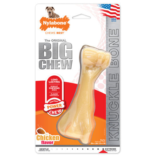 Nylabone Power Chew Knuckle Bone Big Dog Toy Chicken XX - Large/Monster (1 Count)