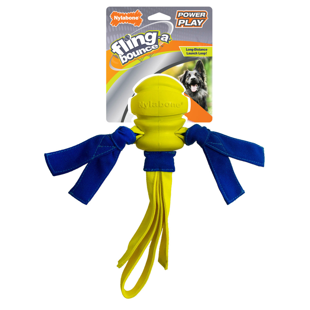 Nylabone Power Play Dog Fetch Toys Fling-a-Bounce Large (1 Count)
