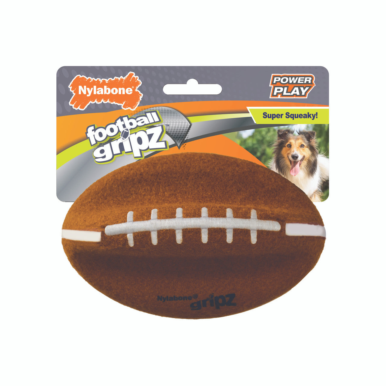 Nylabone Power Play Dog Football Gripz Medium (1 Count)