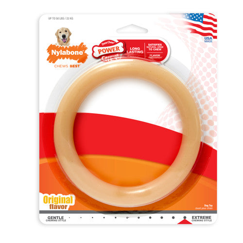 Nylabone Ring Power Chew Dog Toy Original Large/Giant (1 Count)
