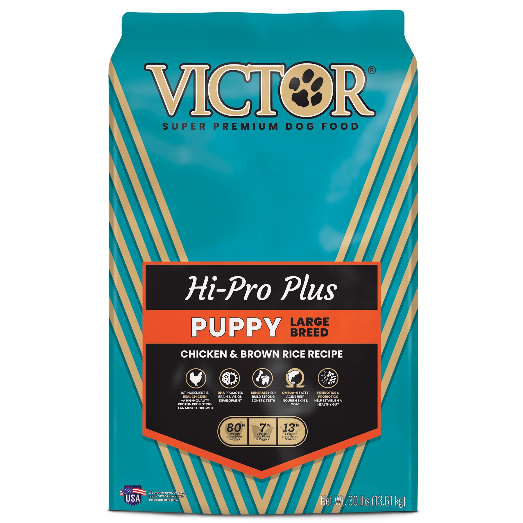 Victor Classic Hi-Pro Plus Large Breed Dry Puppy Food 30 lb 899944446568