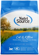 NutriSource Cat & Kitten All Life Stages Dry Cat Food Chicken Meal, Salmon & Liver 12 lb 073893280095